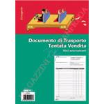 DOCUMENTO DI TRASPORTO TENTATA VENDITA 50 FOGLI AUTORICALCANTI DOPPIA COPIA F.TO A4 E5220C